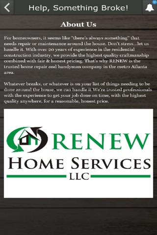 Renew Home Services screenshot 2