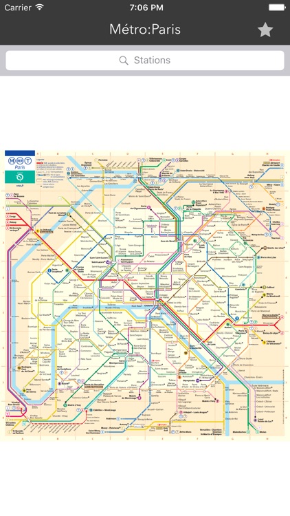 Métro:Paris - offline subway map & schedules