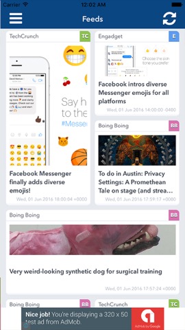 NewsFeed -Personal  RSS News Feed Reader And NewsPaper Appのおすすめ画像1