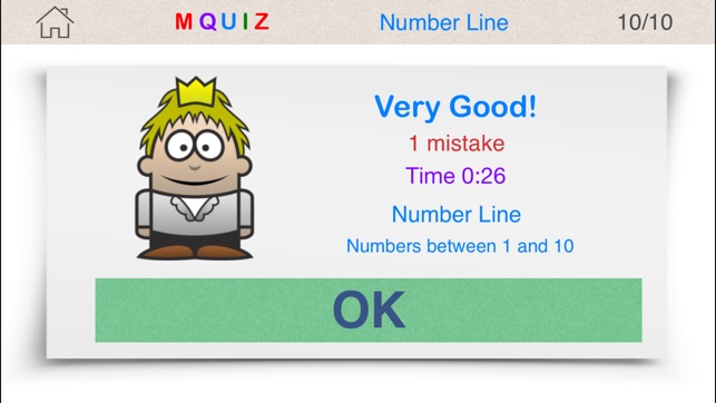 MQuiz Number Line - Number Sequence Math Quiz for Pre-School(圖5)-速報App