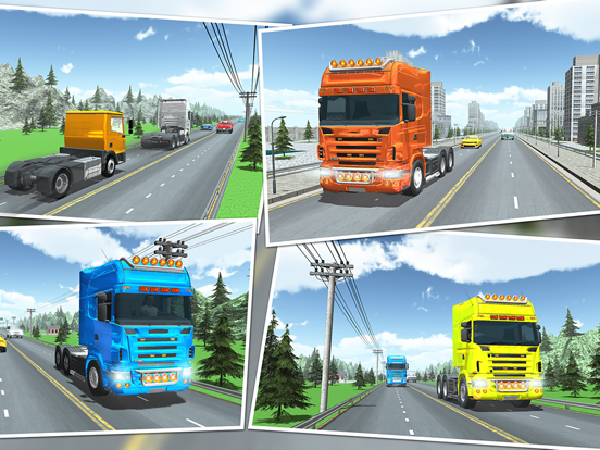 Racing In Truck iPad screenshot