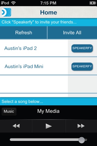 Speakerfy - Social Sound! screenshot 2