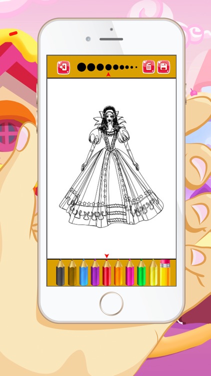 Princess Coloring Book - Educational Coloring Games For kids and Toddlers