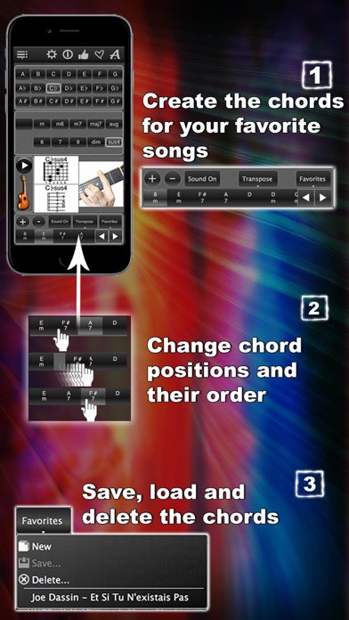 Screenshot #3 pour 120 Guitar Chords LR