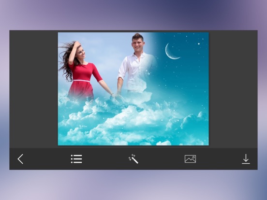 Cloud Photo Frame - Free Pic and Photo Filter iPad screenshot 4 - Photo & Video app