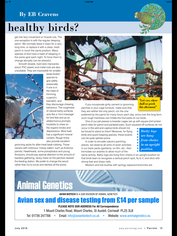 Screenshot #6 pour Parrots magazine