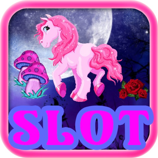 Mystical Enchanted Unicorn Moon Slots - Progressive Jackpot Free Spin Vegas Casino Poker Machine Game icon