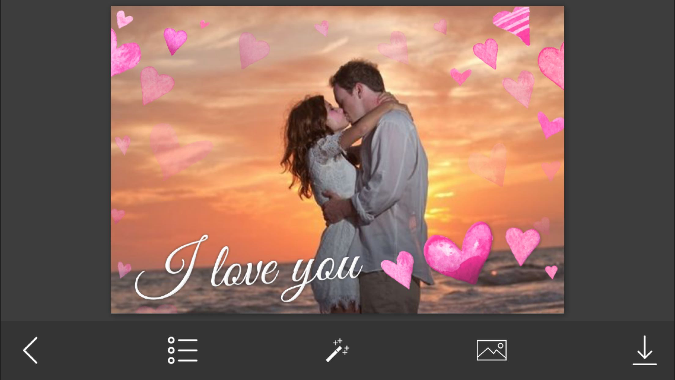 Pink Heart Photo Frame - Make Awesome Photo using beautiful Photo Frames screenshot 2