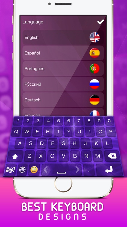 Best Keyboard Designs – Color.ful Background Skin.s & Text Font.s for iPhone screenshot-4