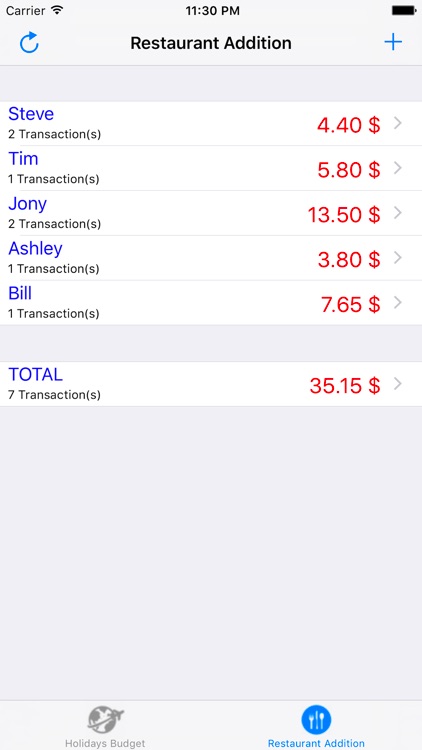 Holidays Budget screenshot-3