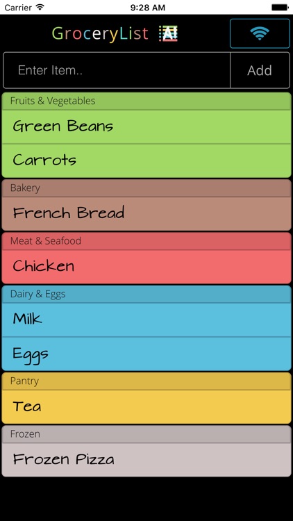 Grocery list Ai Pro