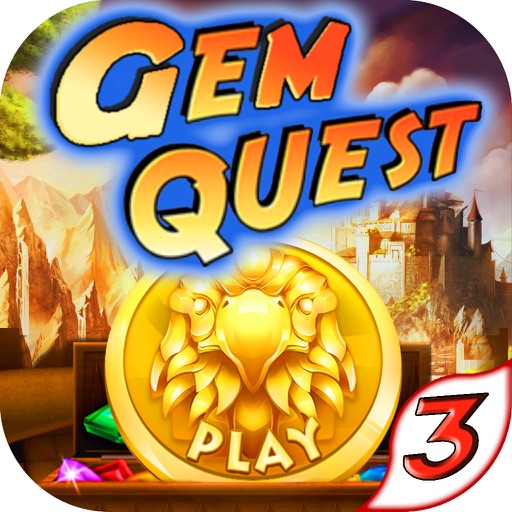 Super Gem Quest 3 - Diamond Match 3 Crush Mania Icon