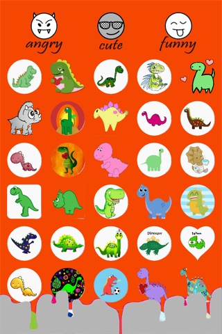 Dinomania PRO Stickers for WhatsApp & Viber! screenshot 2