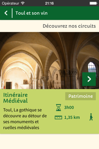 Circuits touristiques Toul Sion screenshot 3