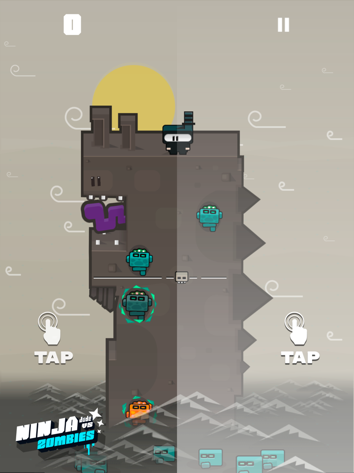 Ninja Dude vs Zombies - endless tap n slash zombie arcade game