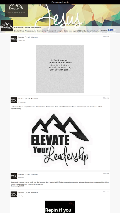 Elevation Church - WI Screenshot 2 - AppWisp.com