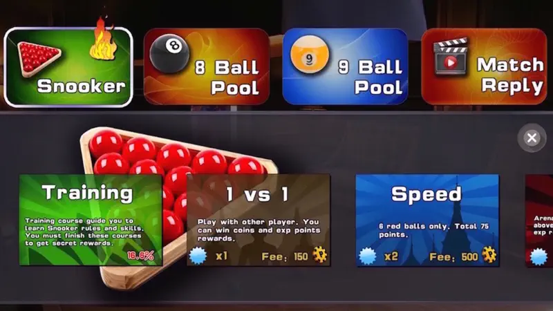 SNOK-World best online multiplayer snooker game! screenshot 1 of 5