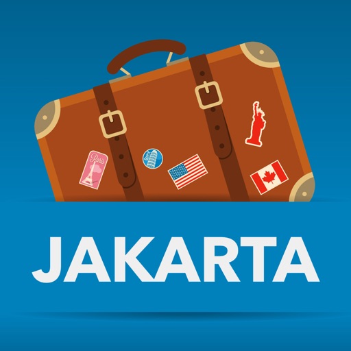 Jakarta offline map and free travel guide icon