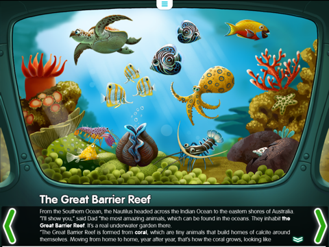 Water Planet. Interactive story for kids. Ocean and its inhabitants. screenshot 3