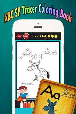 Game screenshot ABC Coloring Book: learn spanish coloring pages preschool games free for kids and toddler any age apk