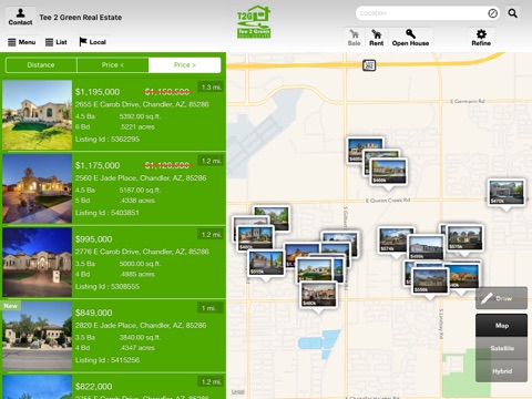 Tee 2 Green Real Estate for iPad screenshot 2