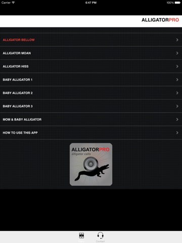 REAL Alligator Calls & Alligator Sounds (ad free) BLUETOOTH COMPATIBLE screenshot 2