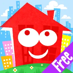 Fun Town for Kids Free - Creative Play by Touch & Learn app icon