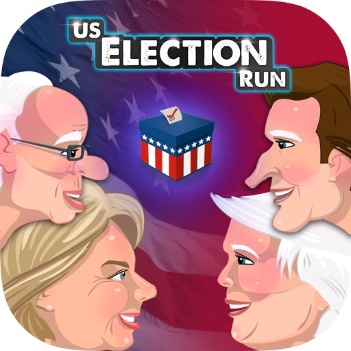 US Election Run Icon