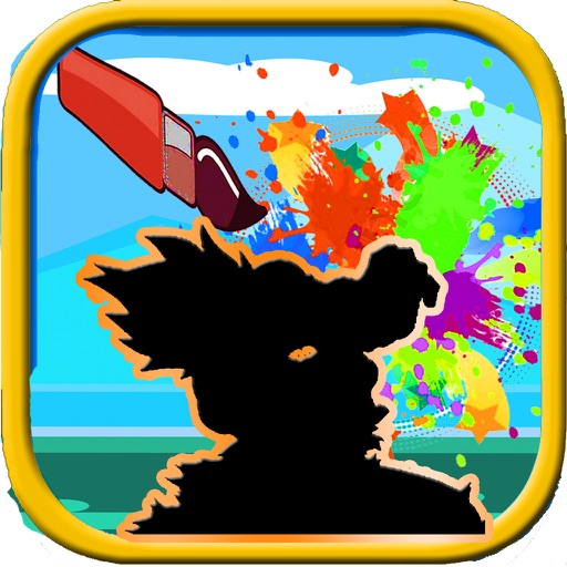 Coloring Page Cartoons Lego Super Saiyan Edition iOS App