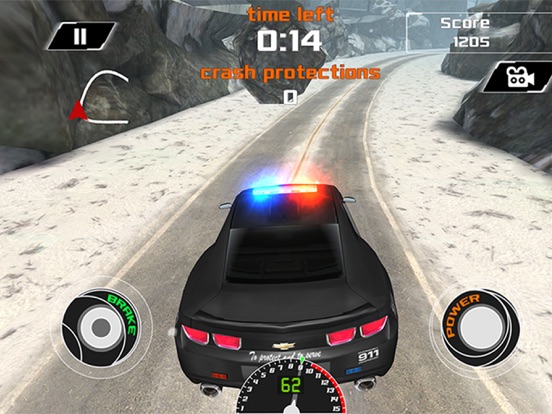 Screenshot #4 pour Arctic Police Racer 3D - eXtreme Snow Road Racing Cops FREE Game Version