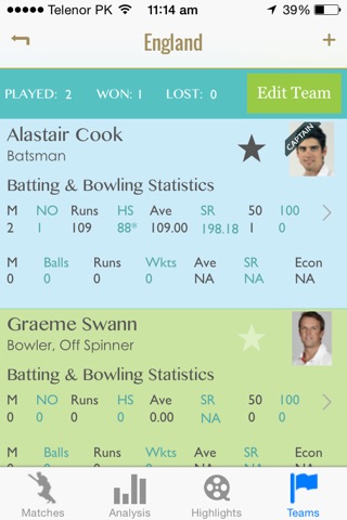 Cricket Scorekeeper Pro - Best scorer app with match analysis screenshot 4