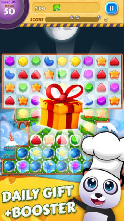 Panda's Cookie Mania - 3 match sweet crush game screenshot-3