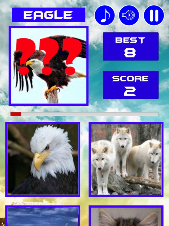 Screenshot #5 pour Animal Sounds Quiz  2016: Kids games