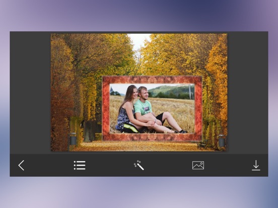 Autumn Photo Frame - Great and Fantastic Frames for your photo iPad screenshot
