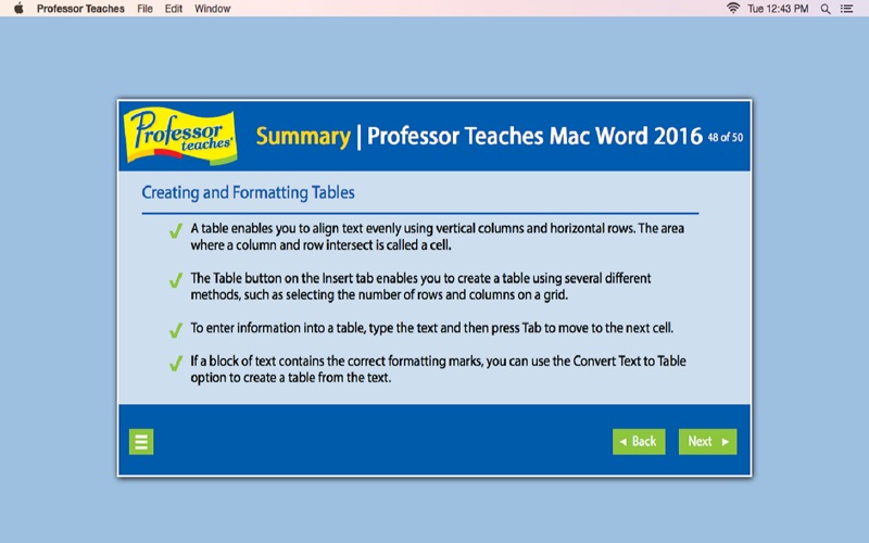 Professor Teaches® for Word 2016 thumbnail 4