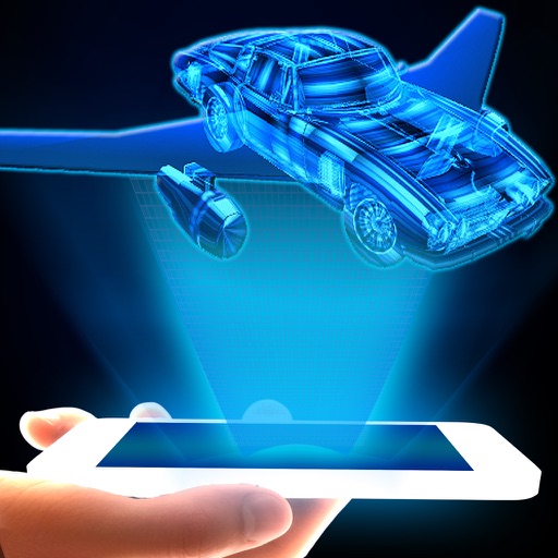 Flying Car Hologram simulator iOS App
