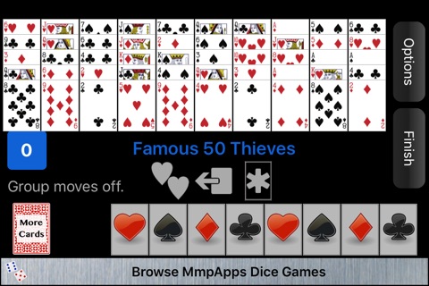 Famous 50 Solitaire screenshot 2