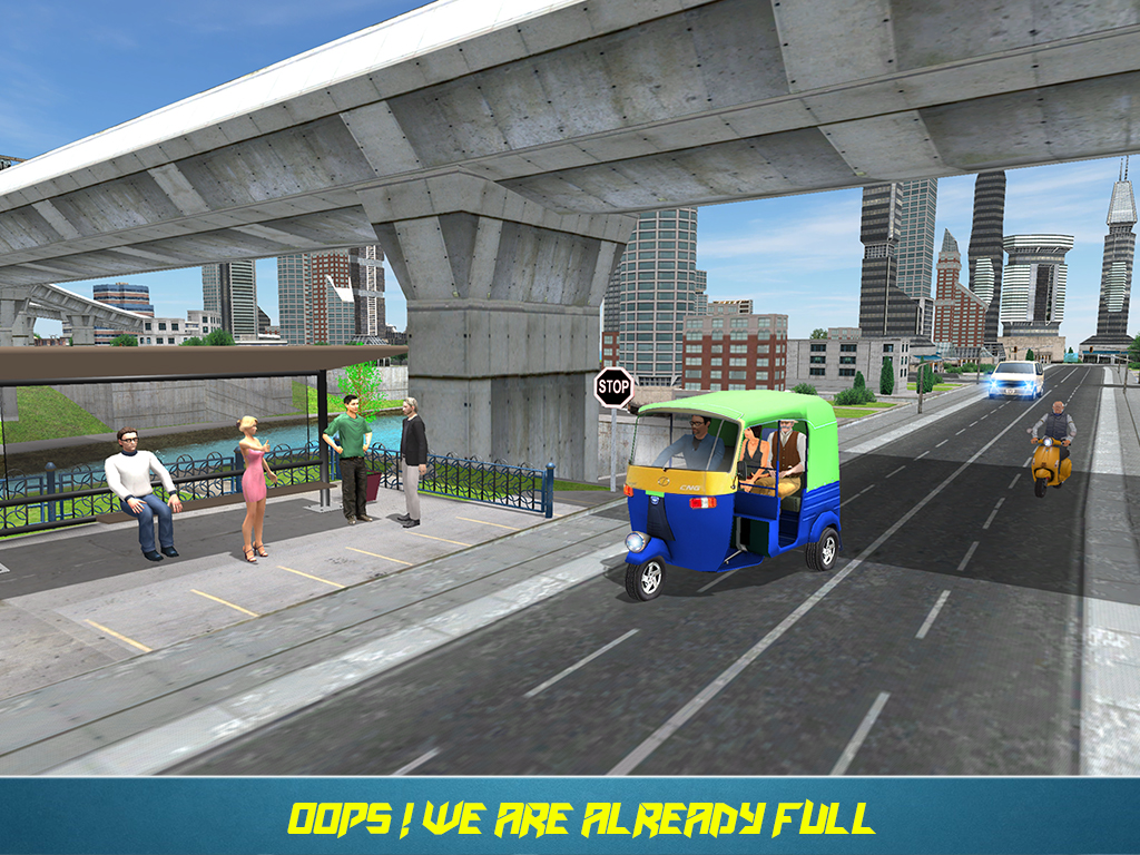 Tuk Tuk Auto Rickshaw Driving