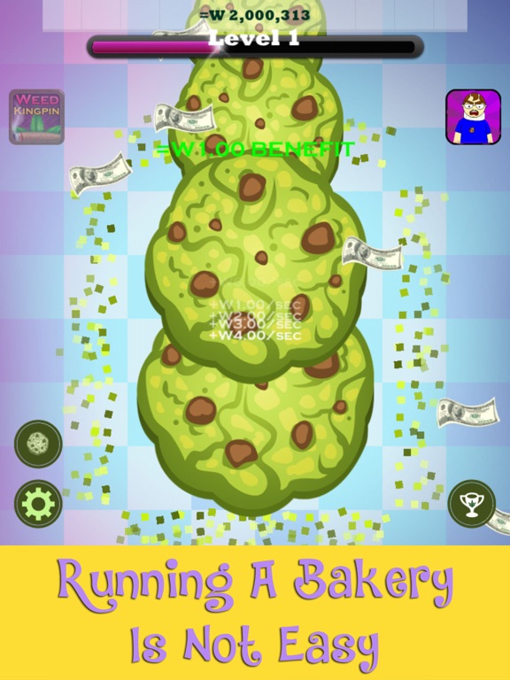 Screenshot #4 pour Weed Cookie Clicker - Run A Ganja Bakery Firm & Hemp Shop With High Profits