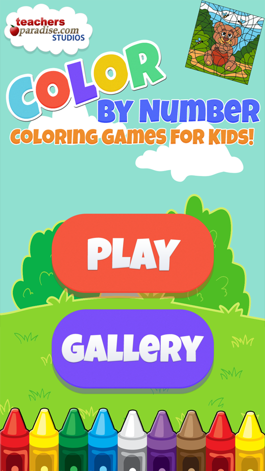 #1. Color By Number Coloring Games (iOS) 由: TeachersParadise.com