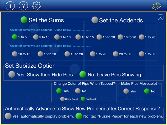 Domino Addition iPad screenshot