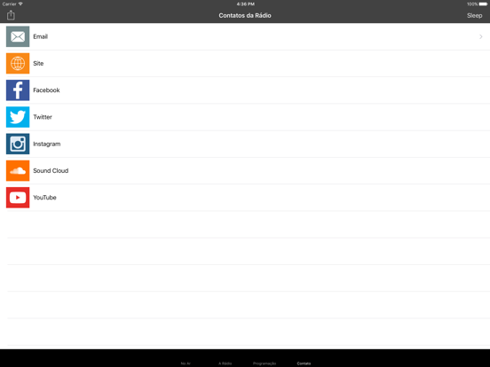 Radio Toca Tudo iPad screenshot
