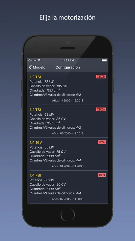 TechApp para Volkswagen screenshot 2 of 5