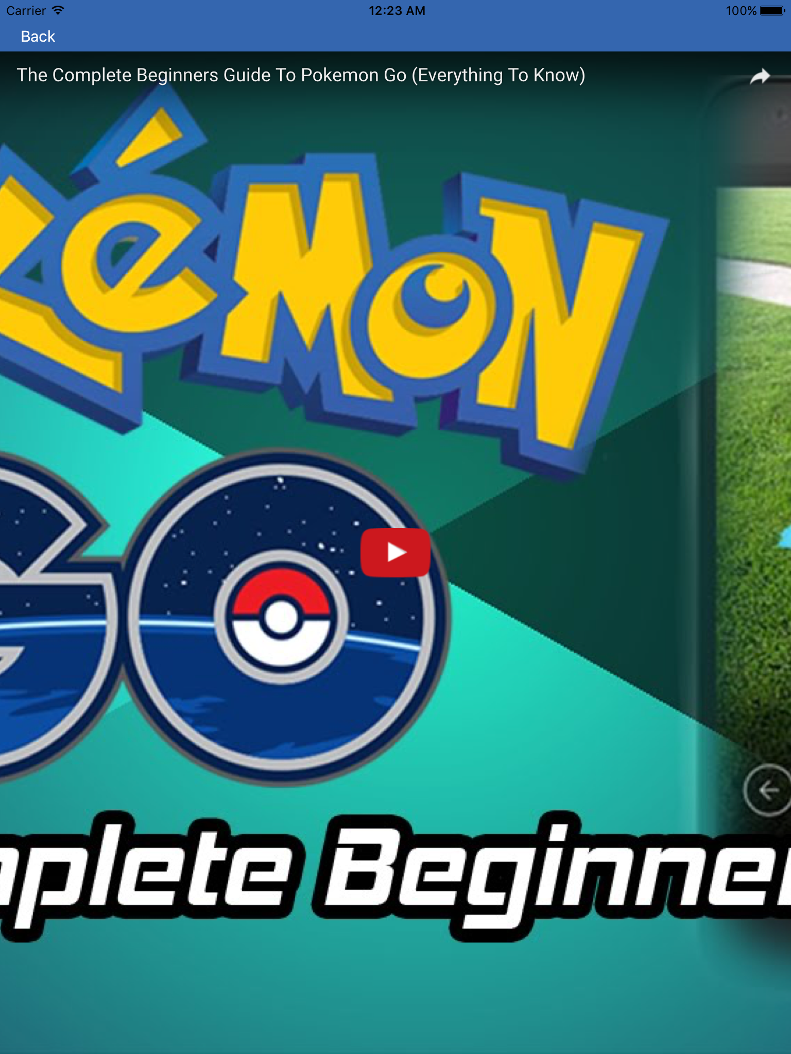 Guide for Pokémon GO - Hints, Tips, Tricks & Video's screenshot 4