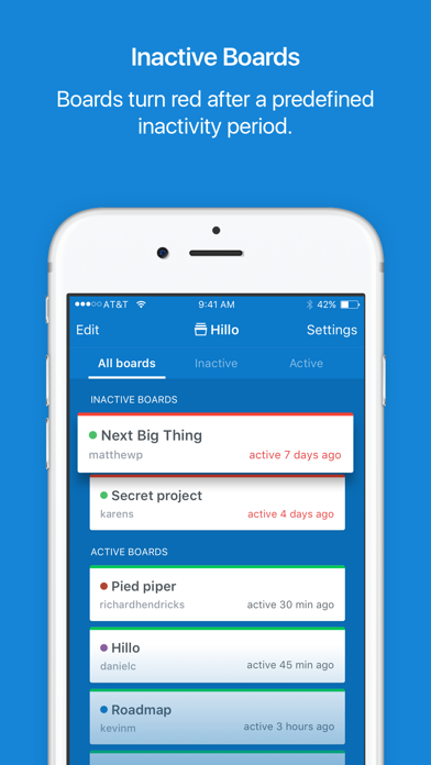 Hillo for Trello screenshot