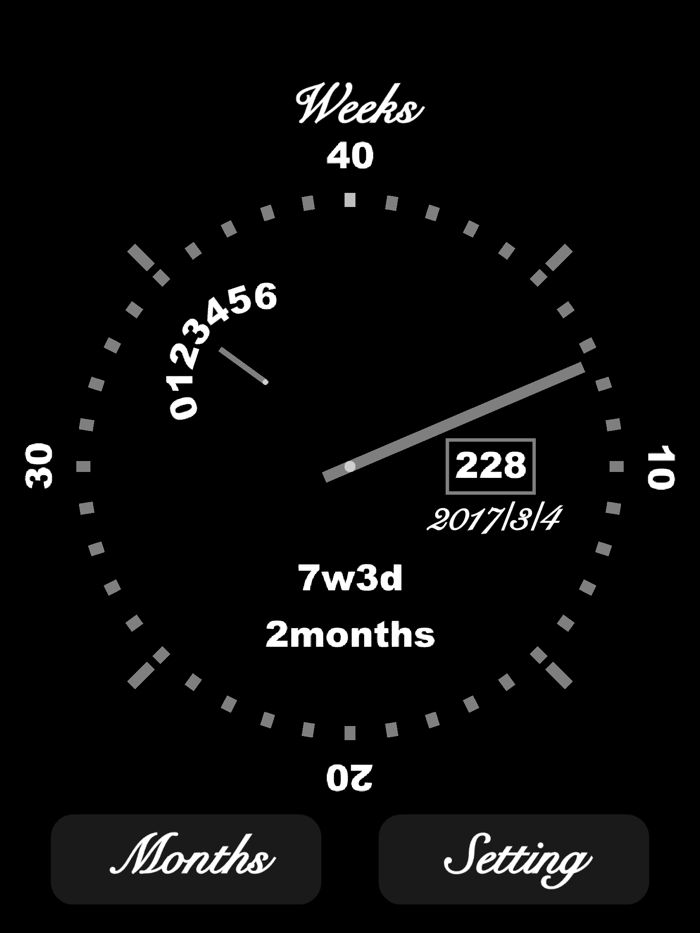 妊娠週数Lite - 出産予定日や最終月経日から妊娠週数計算