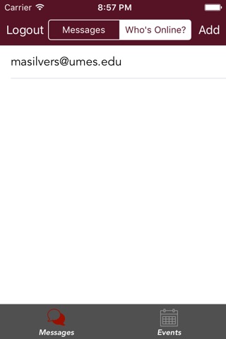 UMES Chat screenshot 3