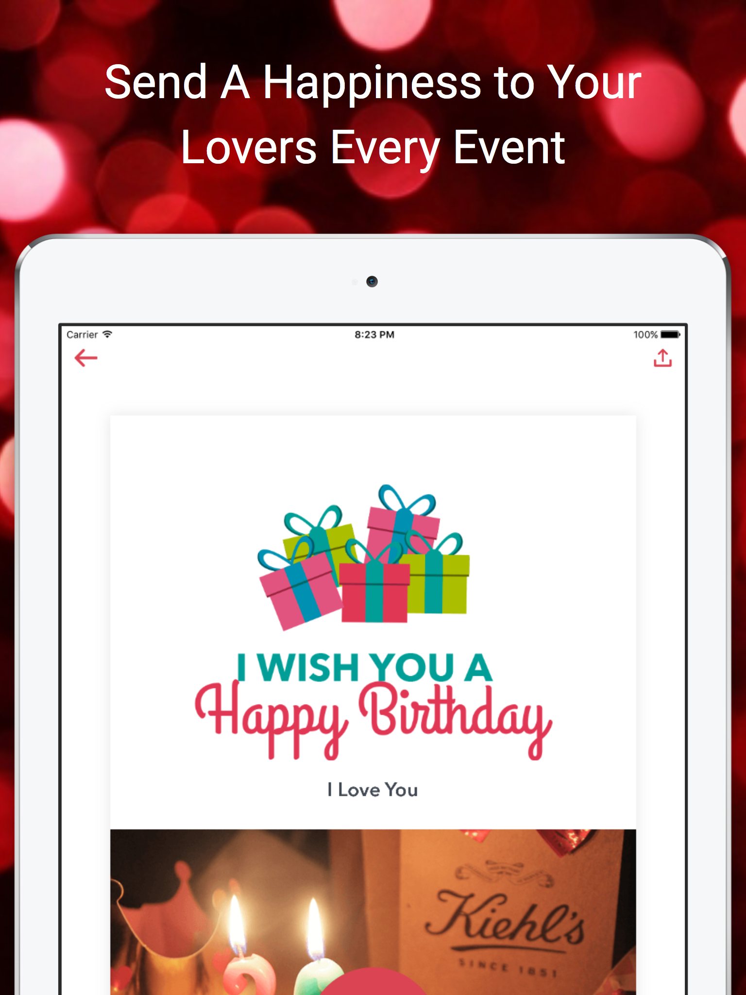 Birthday Card Maker - Personal Greeting Cards, Thank you Cards and Photo Ecard for Special Occasion