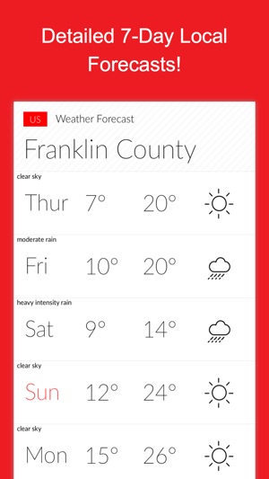 YoCelsi - Minimalist Weather & Local Storm Conditions(圖2)-速報App