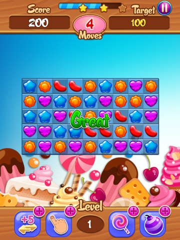 Candy Garden - Go To New Jelly Land 2016 iPad screenshot 1 - Games app